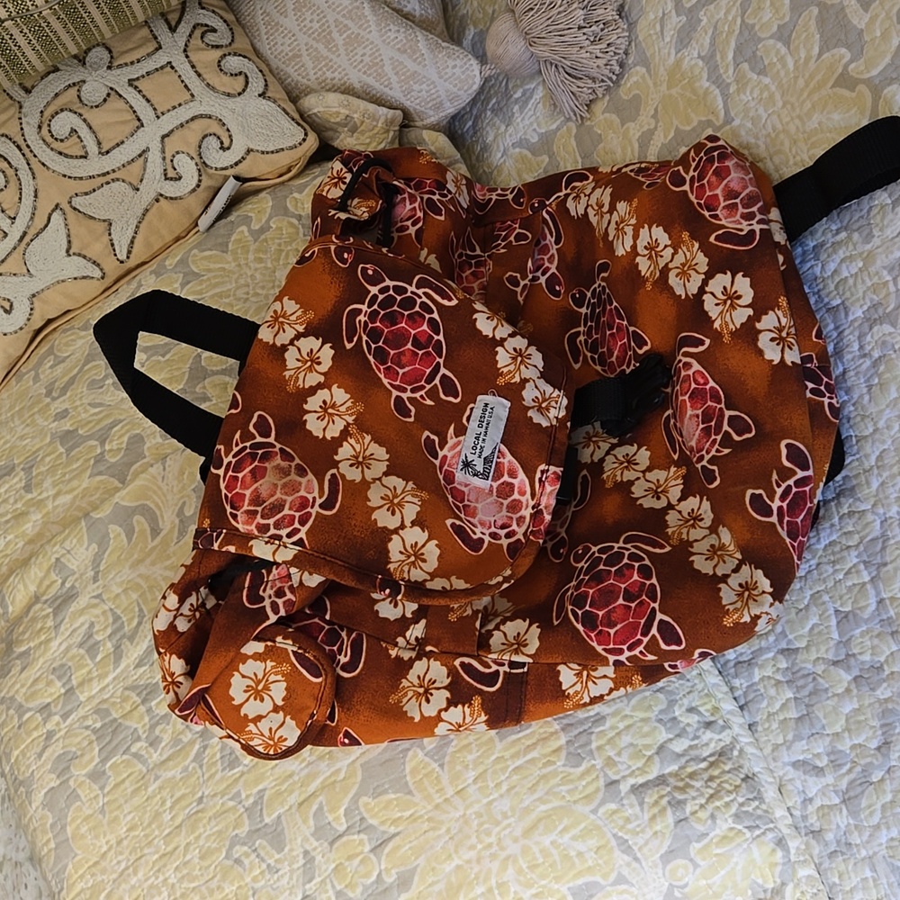 Local design turtle backpack made in Hawaii